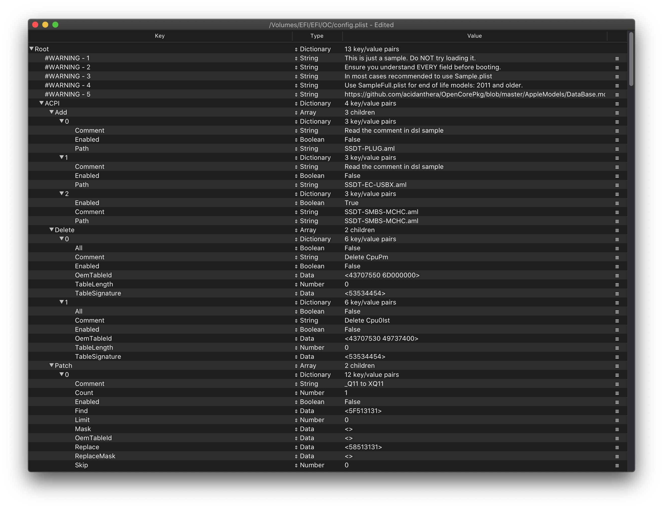 Чем открыть config plist на mac os